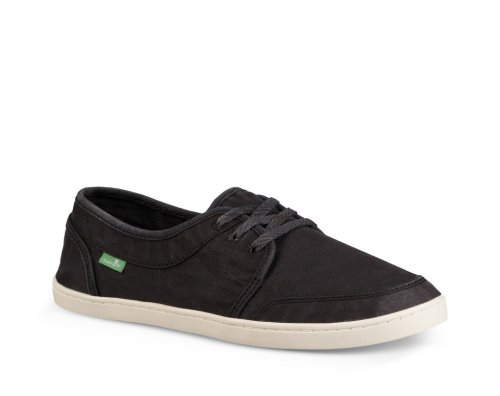 Chaussures Sanuk Pair O Dice Lace Femme - Noir DGVEKF593